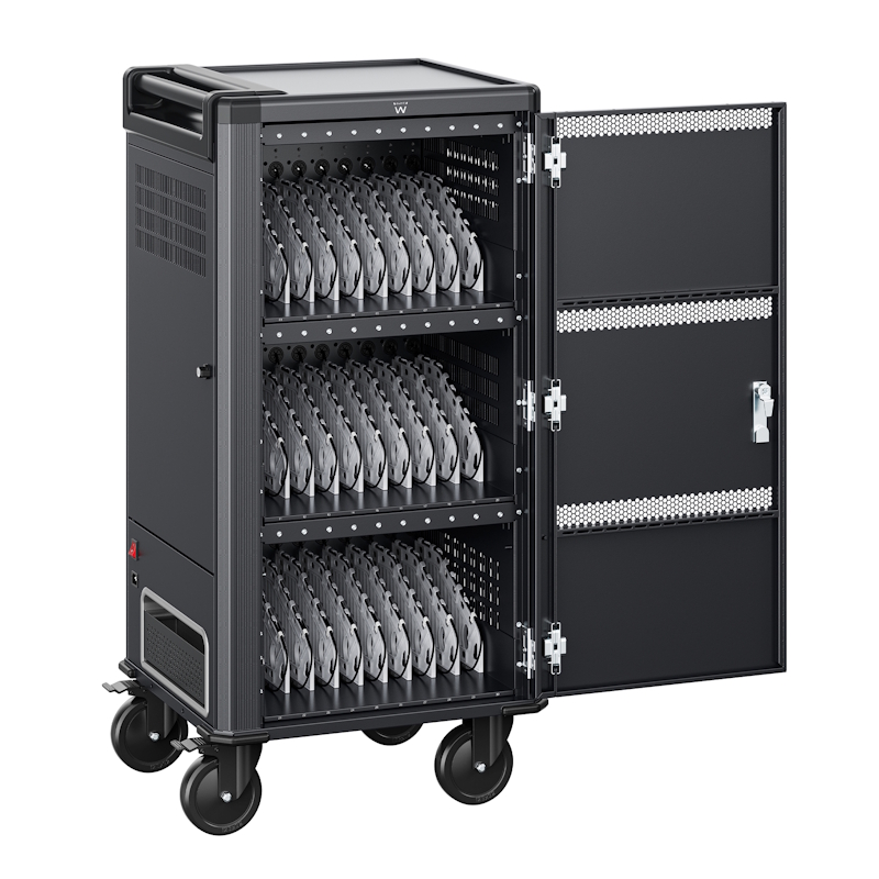 EW1702 | Carrello di ricarica mobile USB-C PD pre-cablato x 30 laptop | Ewent | distributori informatica